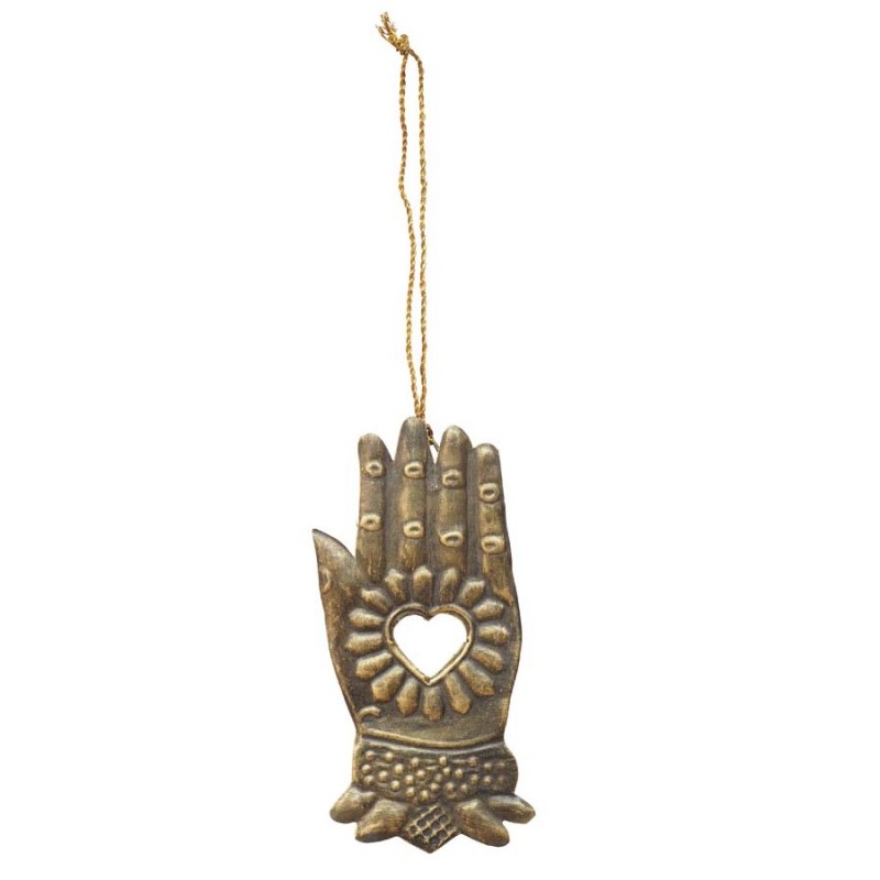 EX VOTO HAND ORNAMENT BRONZ - DECOR OBJECTS